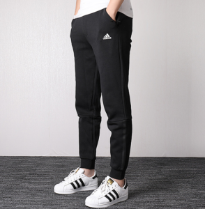 Adidas-Pants-Men-Black-white-logoc-294x300 Adidas Pants Men - Black white logoc