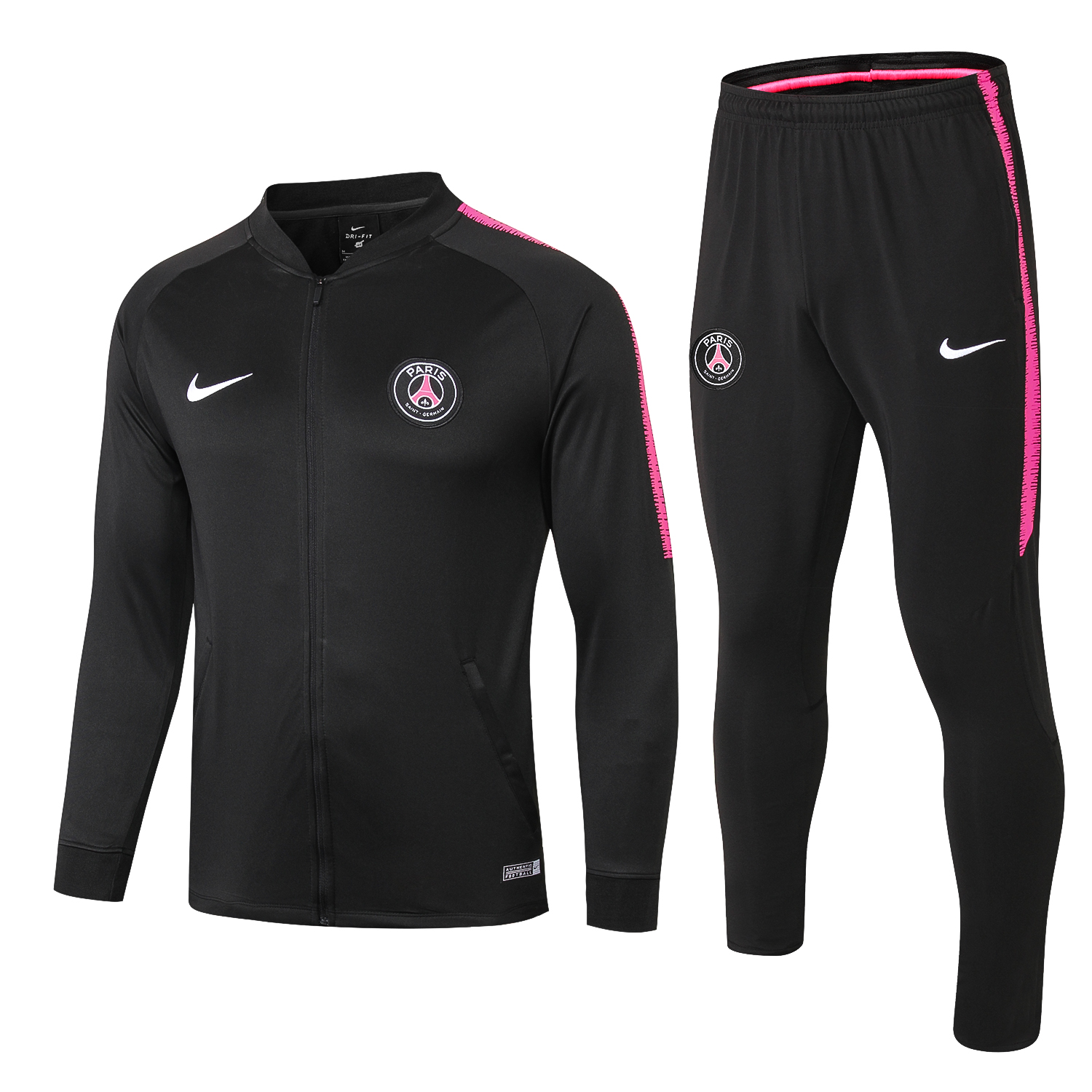 Paris-Saint Germain Tracksuit 2018/2019 – Black / Pink | SportsWearSpot