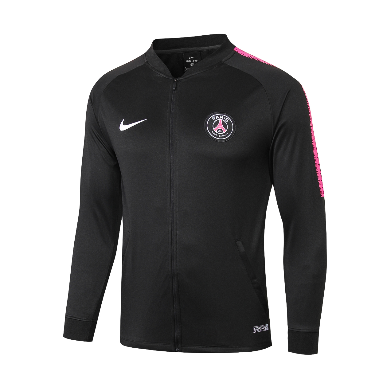 Paris-Saint Germain Tracksuit Jacket 2018/2019 – Black / Pink ...