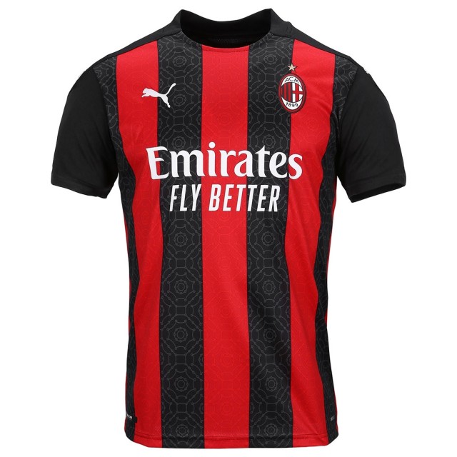 AC Milan Home Jersey 2020/2021 Rebić 18 Printing | SportsWearSpot