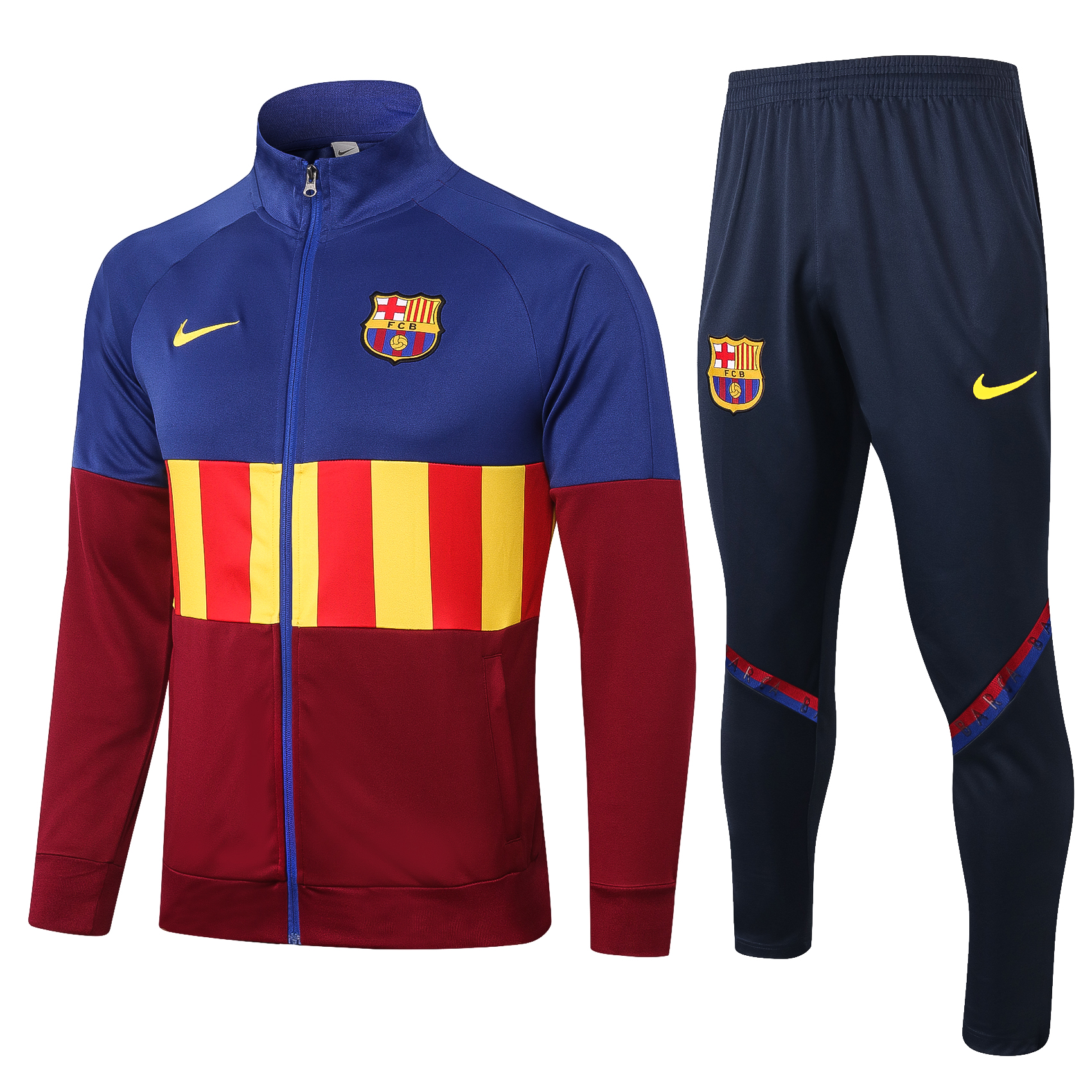 Barcelona Tracksuit 2020 2021 – Blue Red Yellow