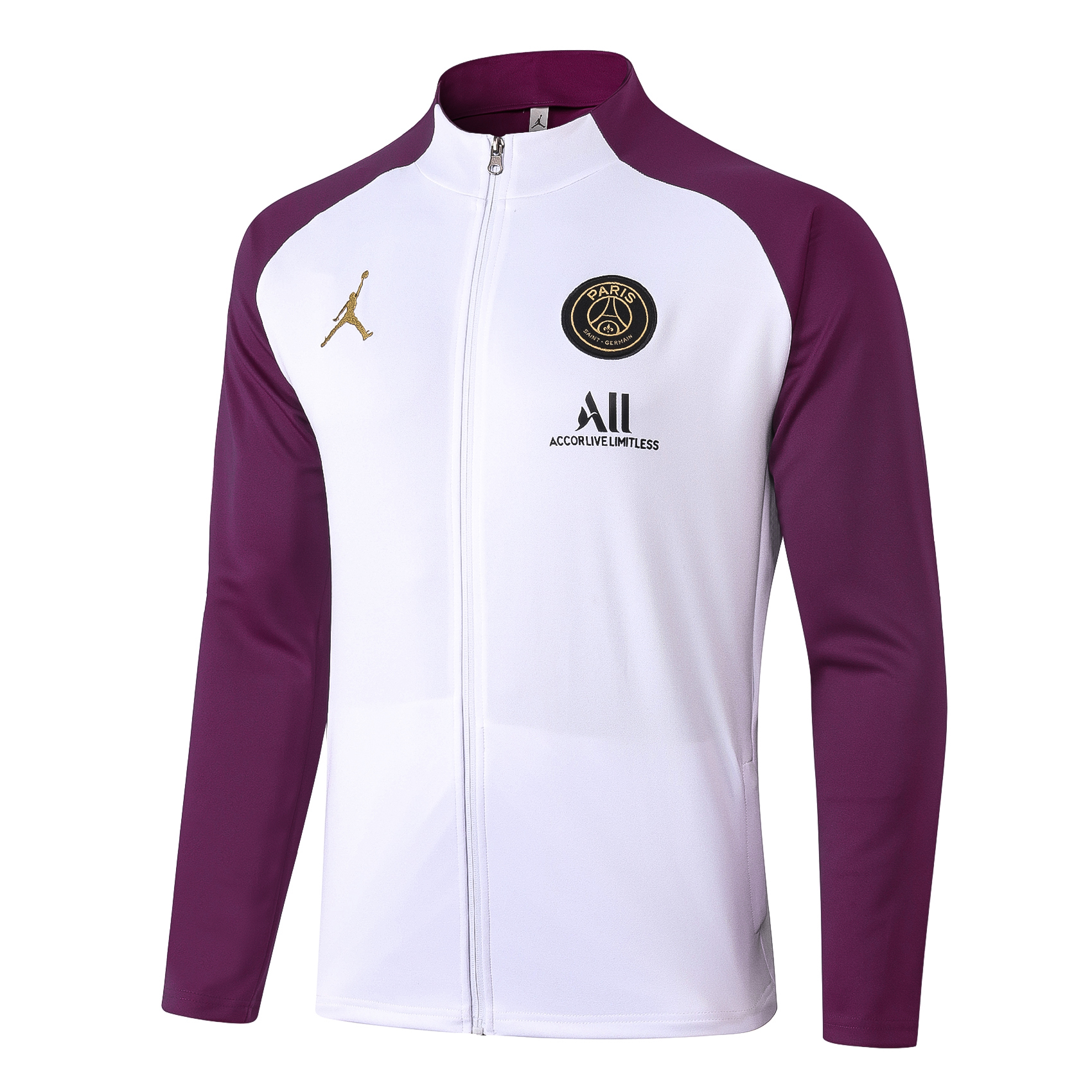 PSG Tracksuit 2020-2021 Jacket – White Purple