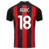 AC Milan Home Jersey 2020 2021 + Rebić 18 Printing