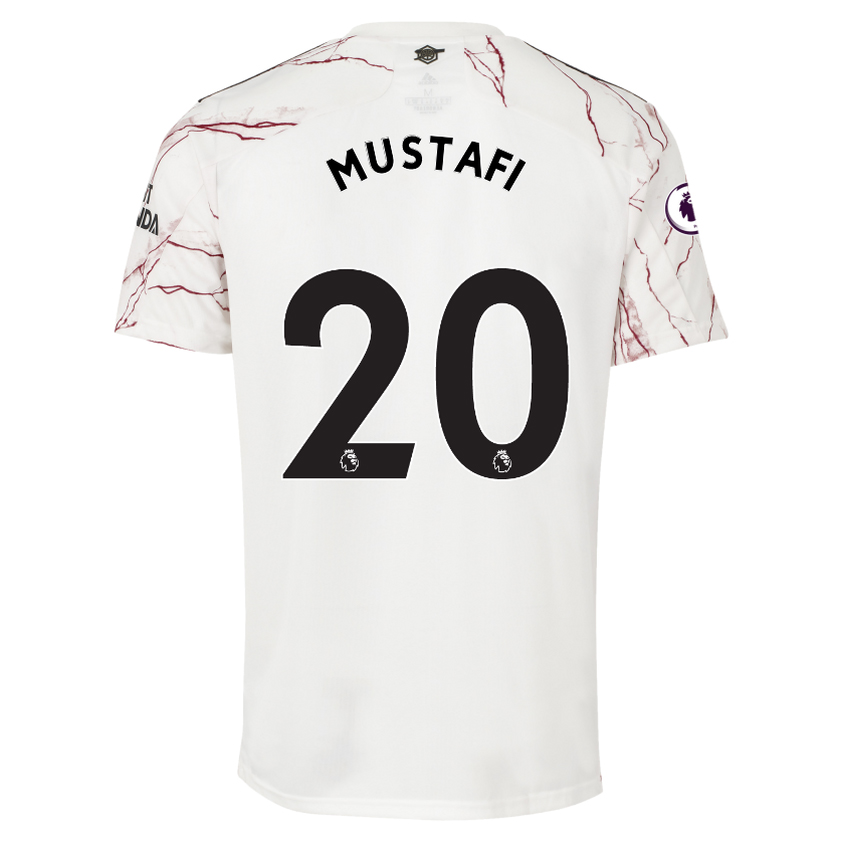 Arsenal Away Jersey 2020 2021 + Mustafi 20 Printing