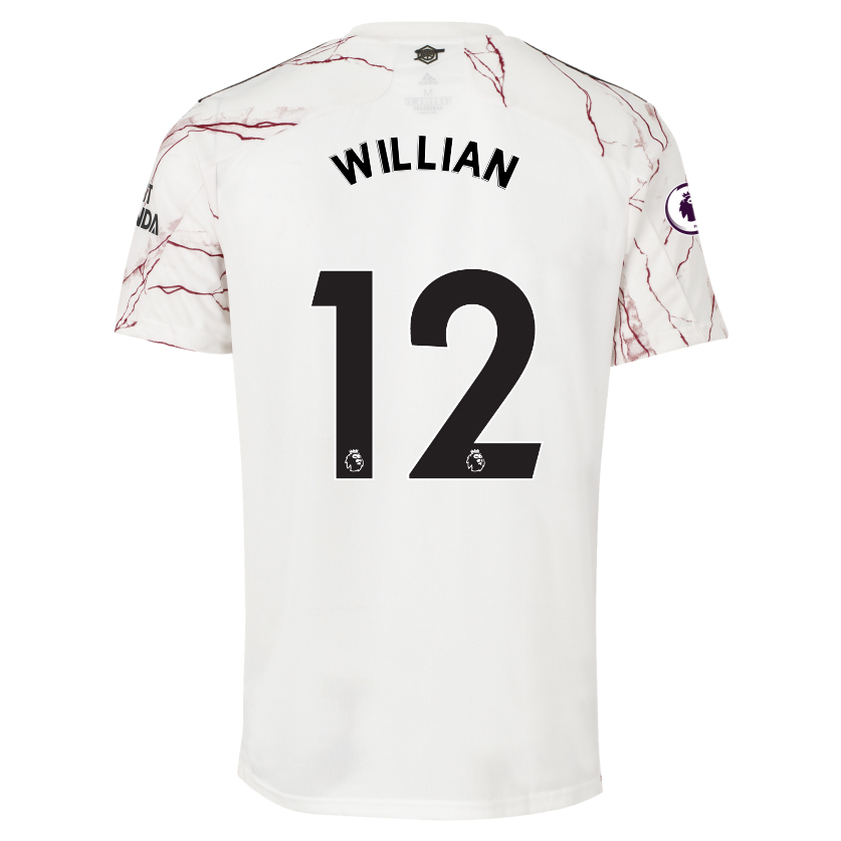 Arsenal Away Jersey 2020 2021 + Willian 12 Printing