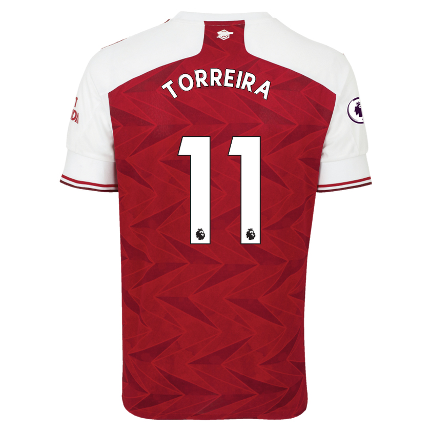 Arsenal Home Jersey 2020 2021 + Torreira 11 Printing