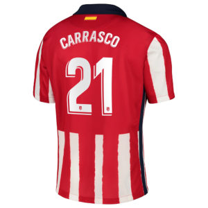 Atletico-Madrid-Home-Jersey-2020-2021-Carrasco-21-Printing-300x300 Atletico Madrid Home Jersey 2020 2021 + Carrasco 21 Printing