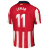 Atletico Madrid Home Jersey 2020 2021 + Lemar 11 Printing