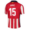 Atletico Madrid Home Jersey 2020 2021 + Savić 15 Printing