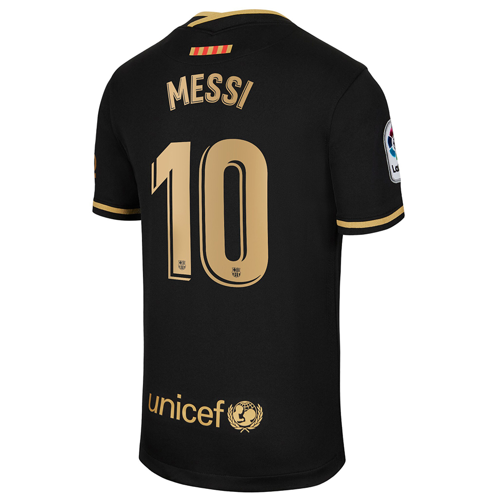 Barcelona Away Jersey 2020-2021 + Messi 10 Printing