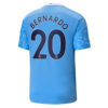 Manchester City Home Jersey 2020-2021 + Bernardo 20 Printing