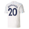 Manchester City Third Jersey 2020-2021 + Bernardo 20 Printing