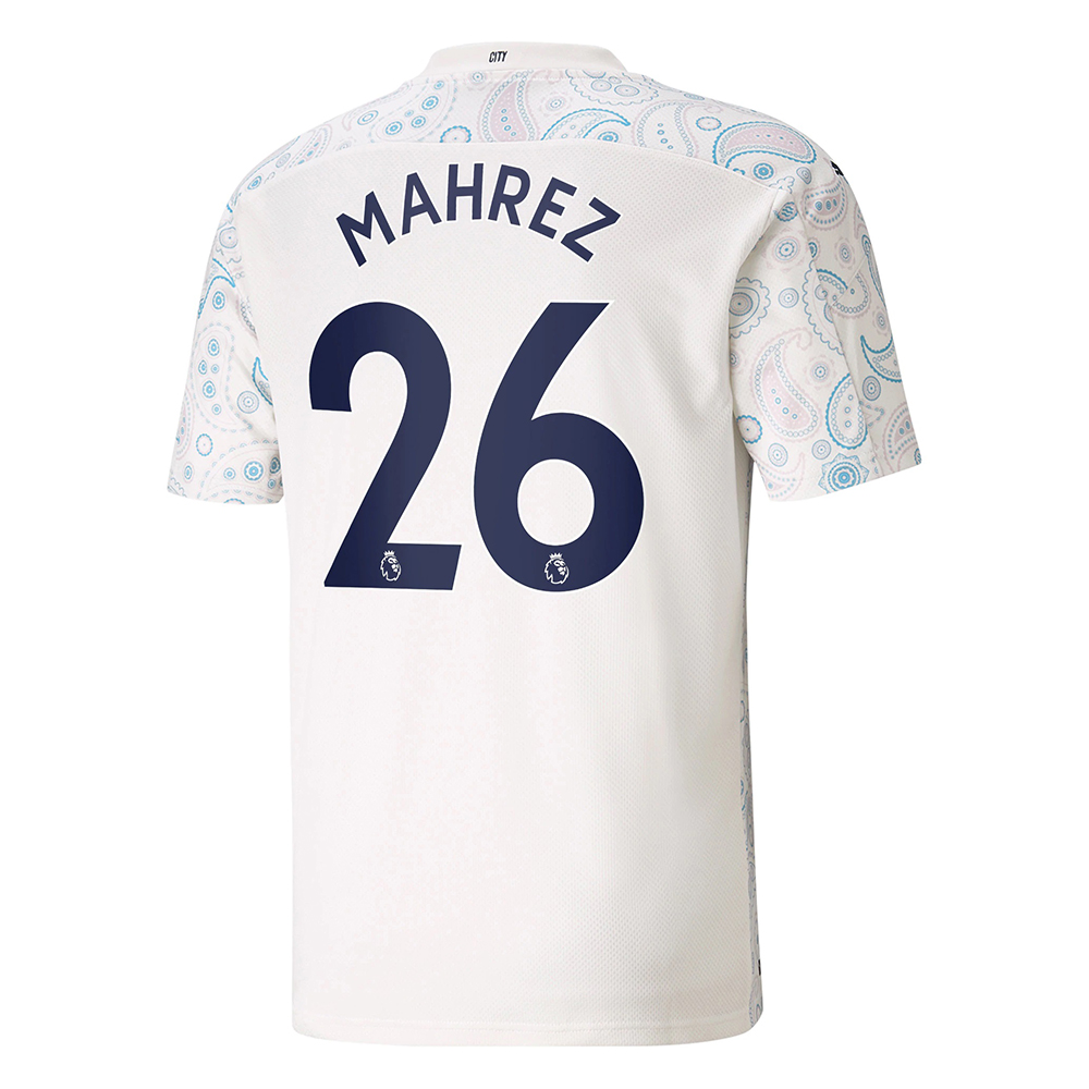 Manchester City Third Jersey 2020-2021 + Mahrez 26 Printing