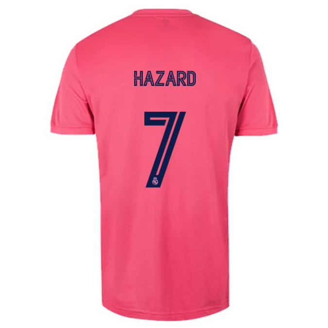 Real Madrid Away Jersey 2020-2021 + Hazard 7 Printing