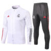 Real Madrid Tracksuit 2020 2021 – White Dark Grey