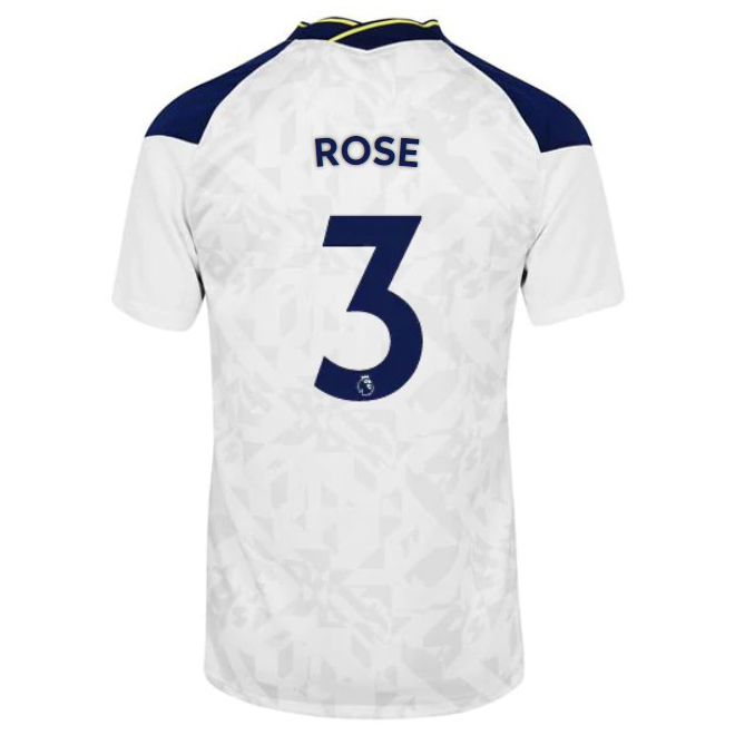 Tottenham Hotspur Home Jersey 2020 2021 + Rose 3 Printing