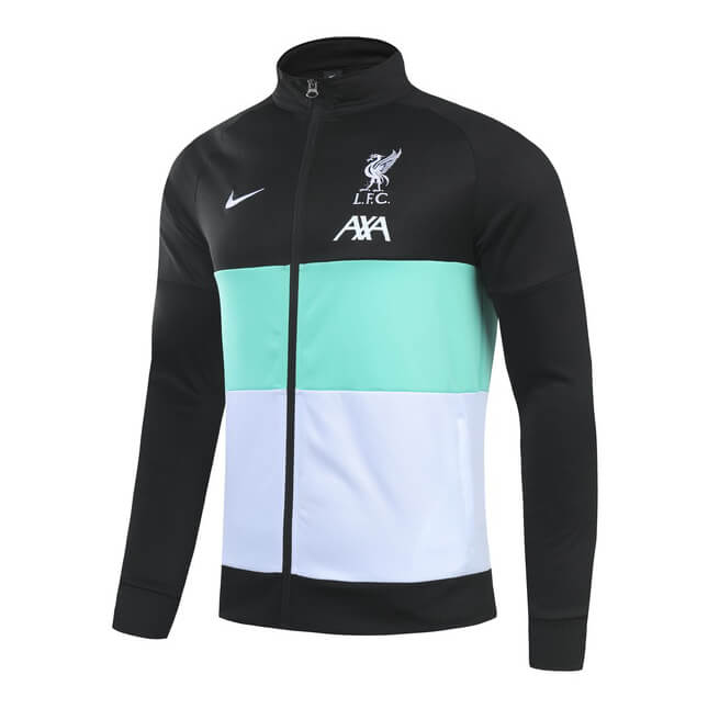 Liverpool Tracksuit Jacket 2020 2021 – Black Green White