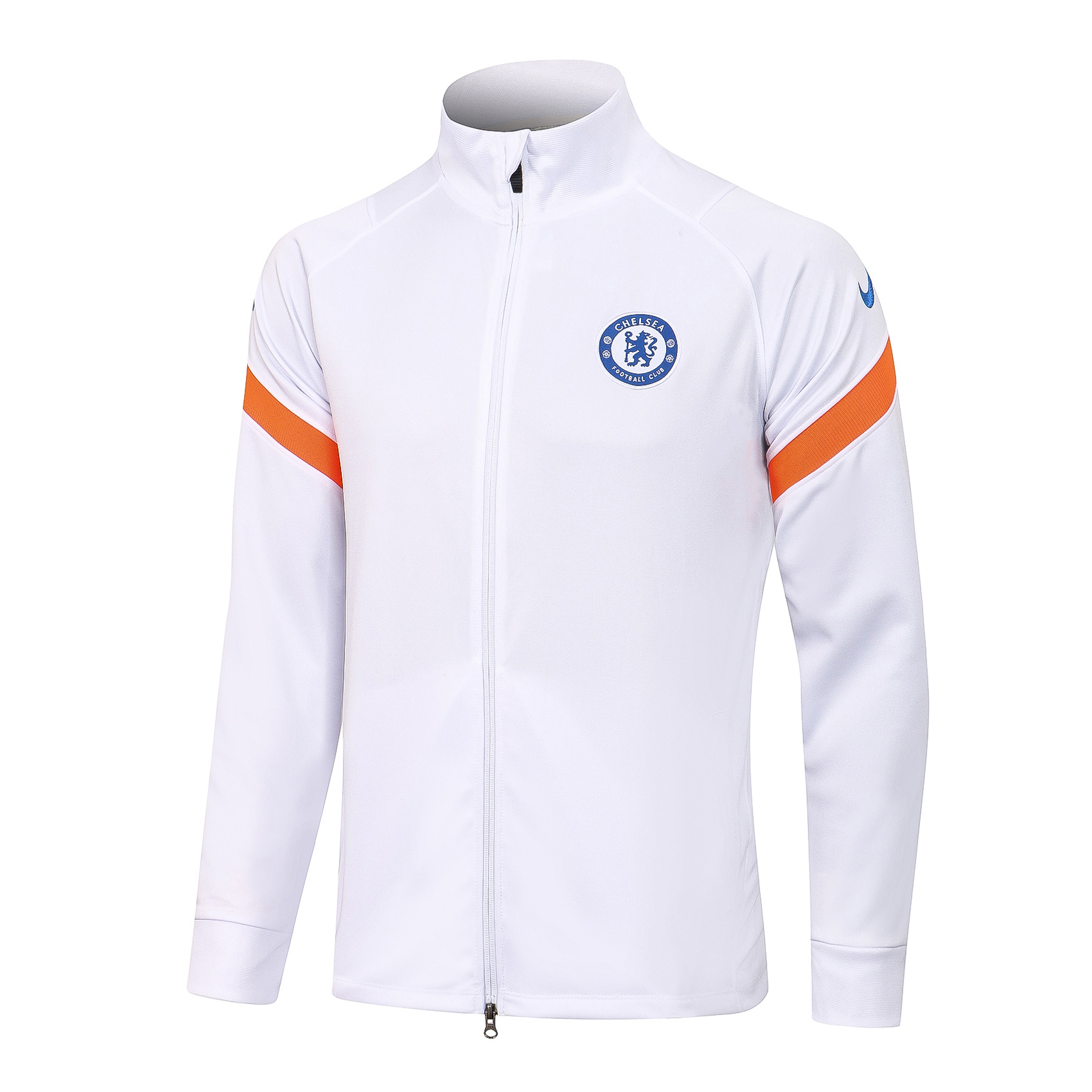 Chelsea Tracksuit Jacket 2021-2022 – White Orange