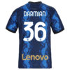 Inter Milan Home Jersey 2021/2022 + Darmian 36 Printing