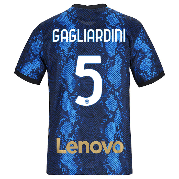 Inter Milan Home Jersey 2021/2022 + Gagliardini 5 Printing
