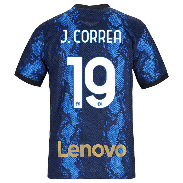 Inter Milan Home Jersey 2021/2022 + J. Correa 19 Printing