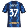 Inter Milan Home Jersey 2021/2022 + Škriniar 37 Printing