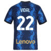 Inter Milan Home Jersey 2021/2022 + Vidal 22 Printing