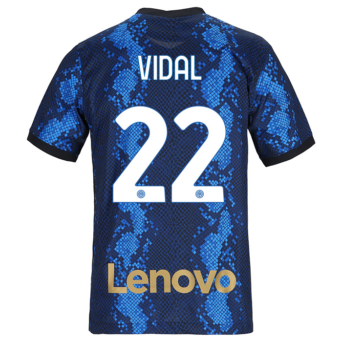 Inter Milan Home Jersey 2021/2022 + Vidal 22 Printing