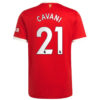 Manchester United Home Jersey 2021 2022 Cavani 21 Printing