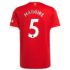 Manchester United Home Jersey 2021 2022 Maguire 5 Printing