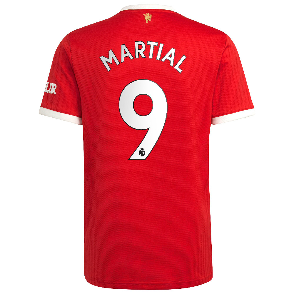 Manchester United Home Jersey 2021 2022 Martial 9 Printing