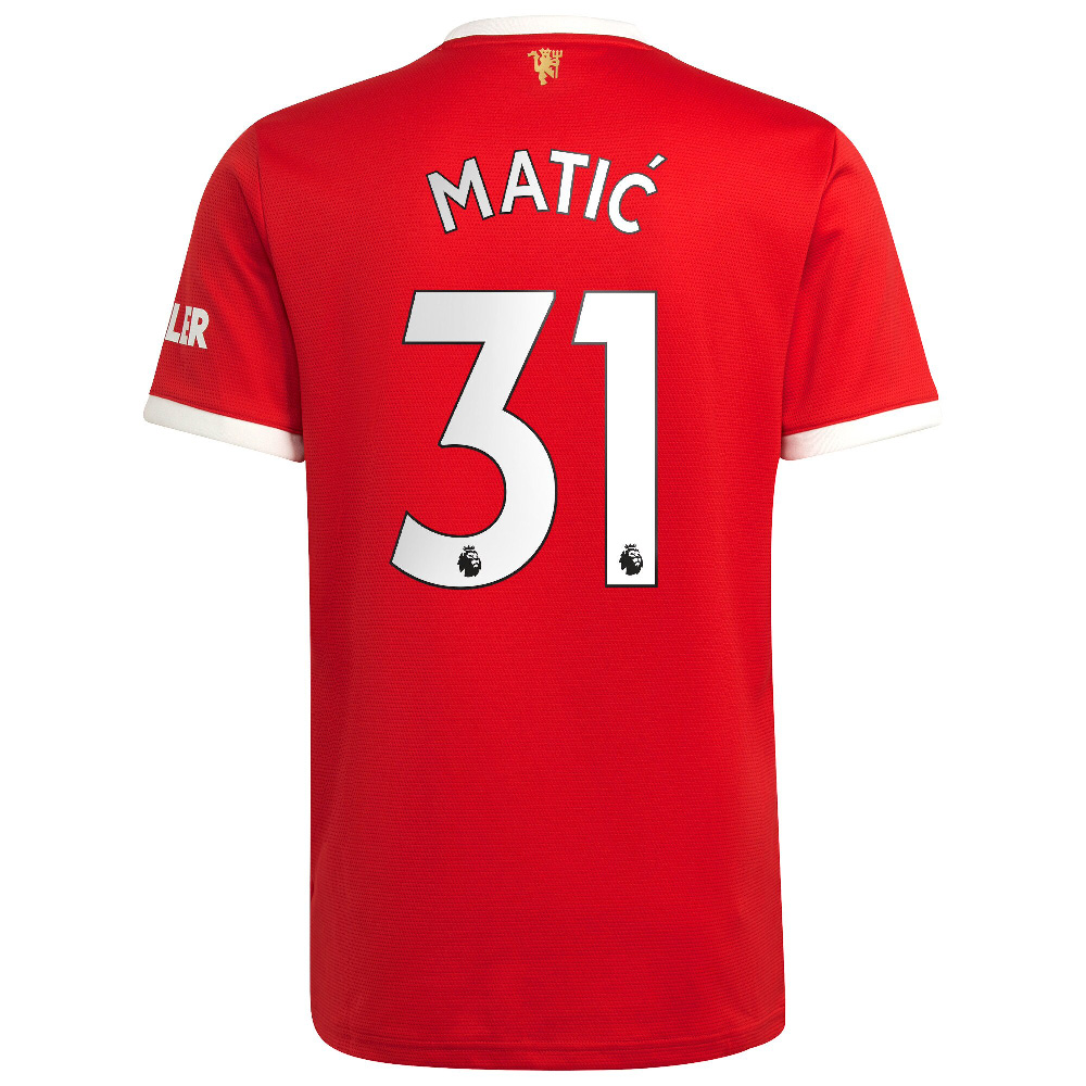 Manchester United Home Jersey 2021 2022 Matić 31 Printing