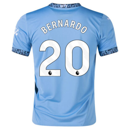 Manchester City Home Jersey 2024/2025 + Bernardo 20 Printing