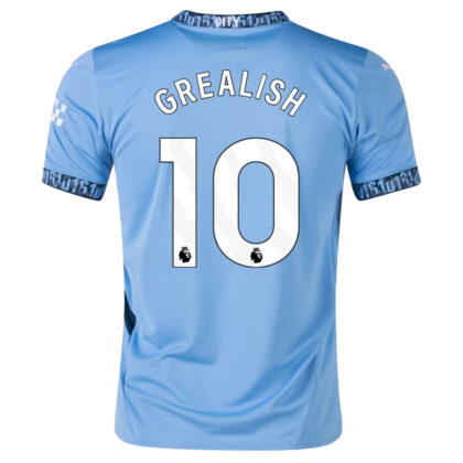 Manchester City Home Jersey 2024/2025 + Grealish 10 Printing