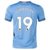 Manchester City Home Jersey 2024/2025 + Gündoğan 19 Printing