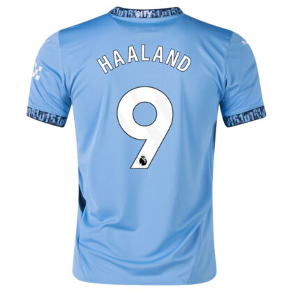 Manchester City Home Jersey 2024/2025 + Haaland 9 Printing